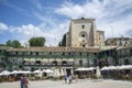 Main square and church, Chinchon, Spain